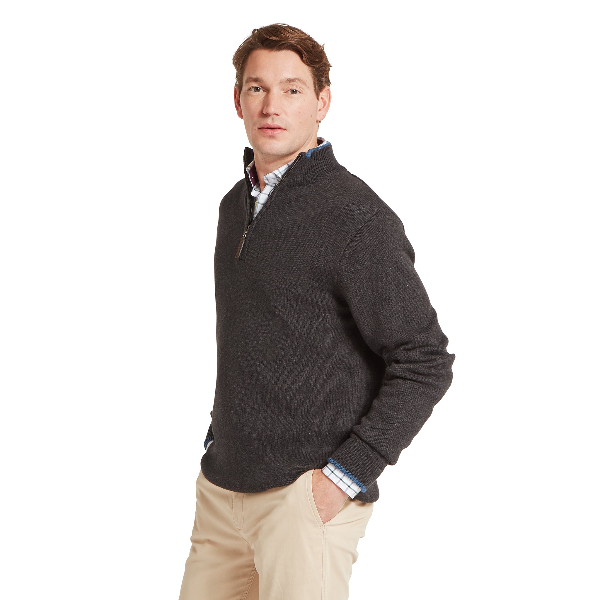 Schöffel Castlebay 1/4 Zip Jumper Charcoal