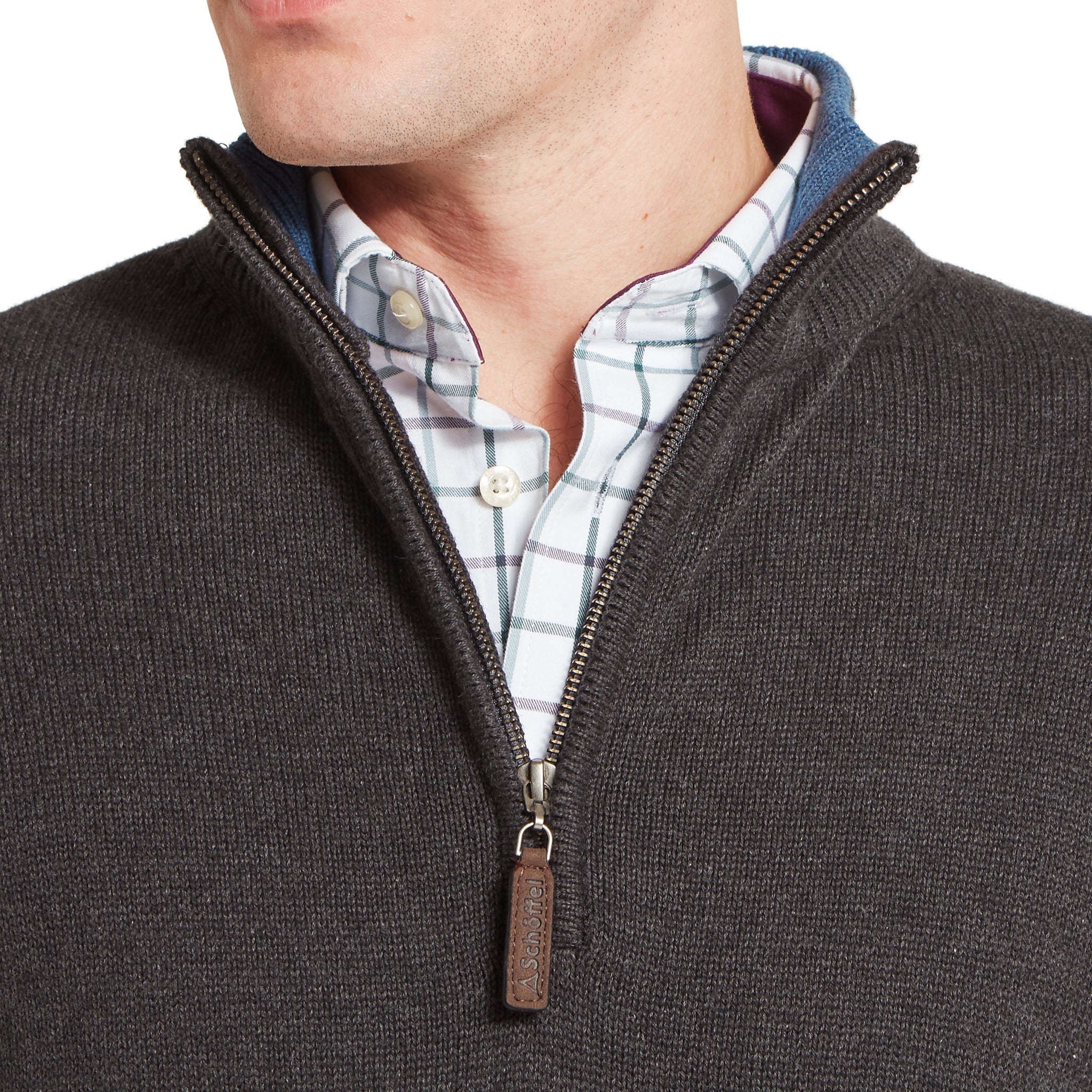 Schöffel Castlebay 1/4 Zip Jumper Charcoal