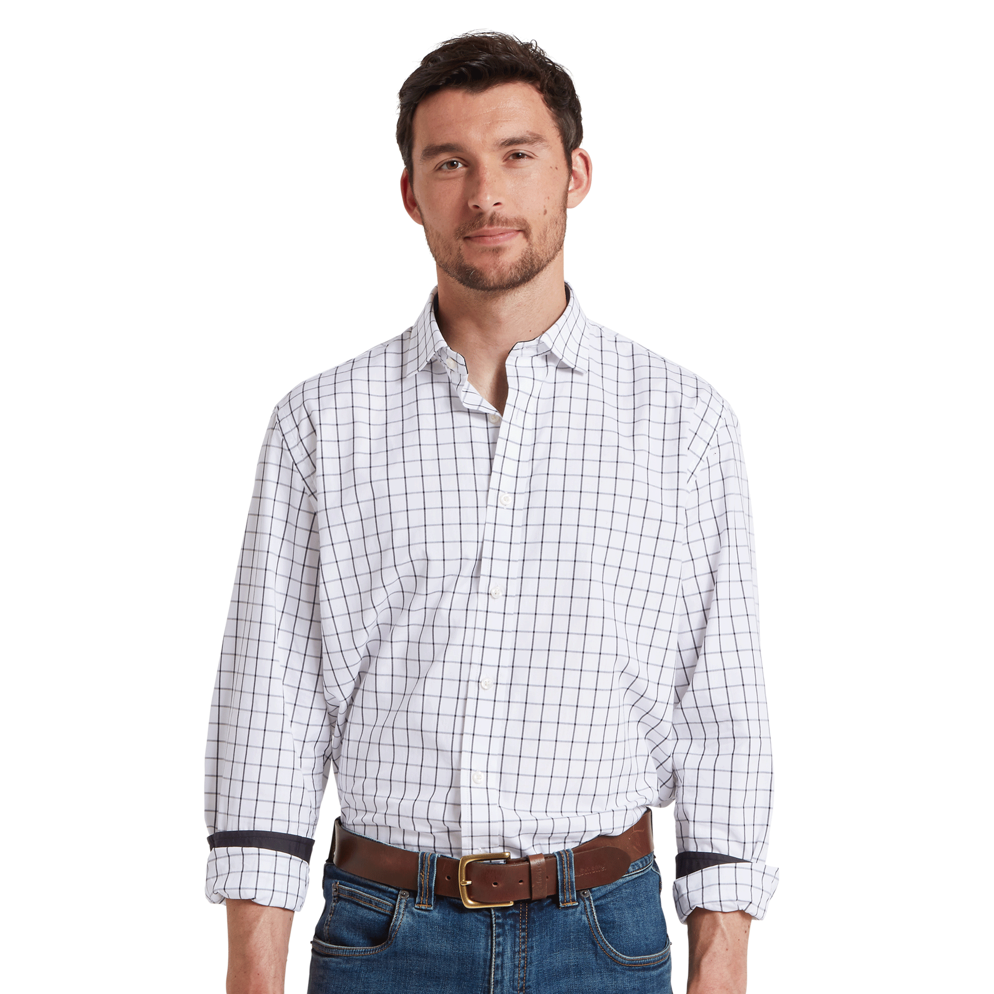 Schoffel Halesworth Tailored Shirt in Blue Check