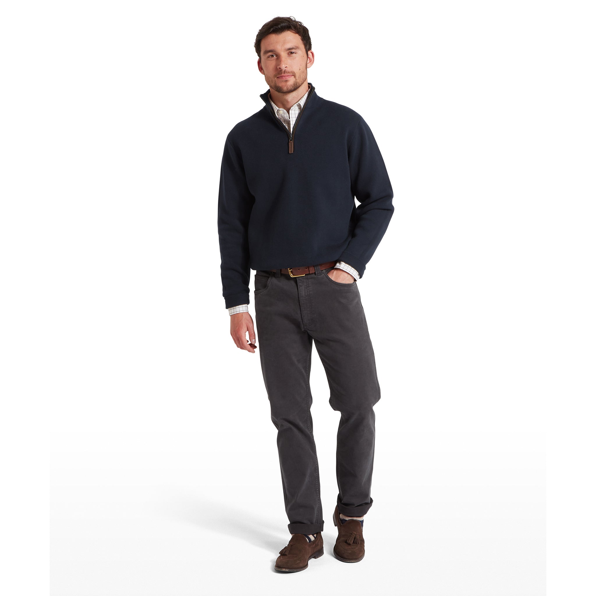 Schöffel Marlow 1/4 Zip Jumper Navy