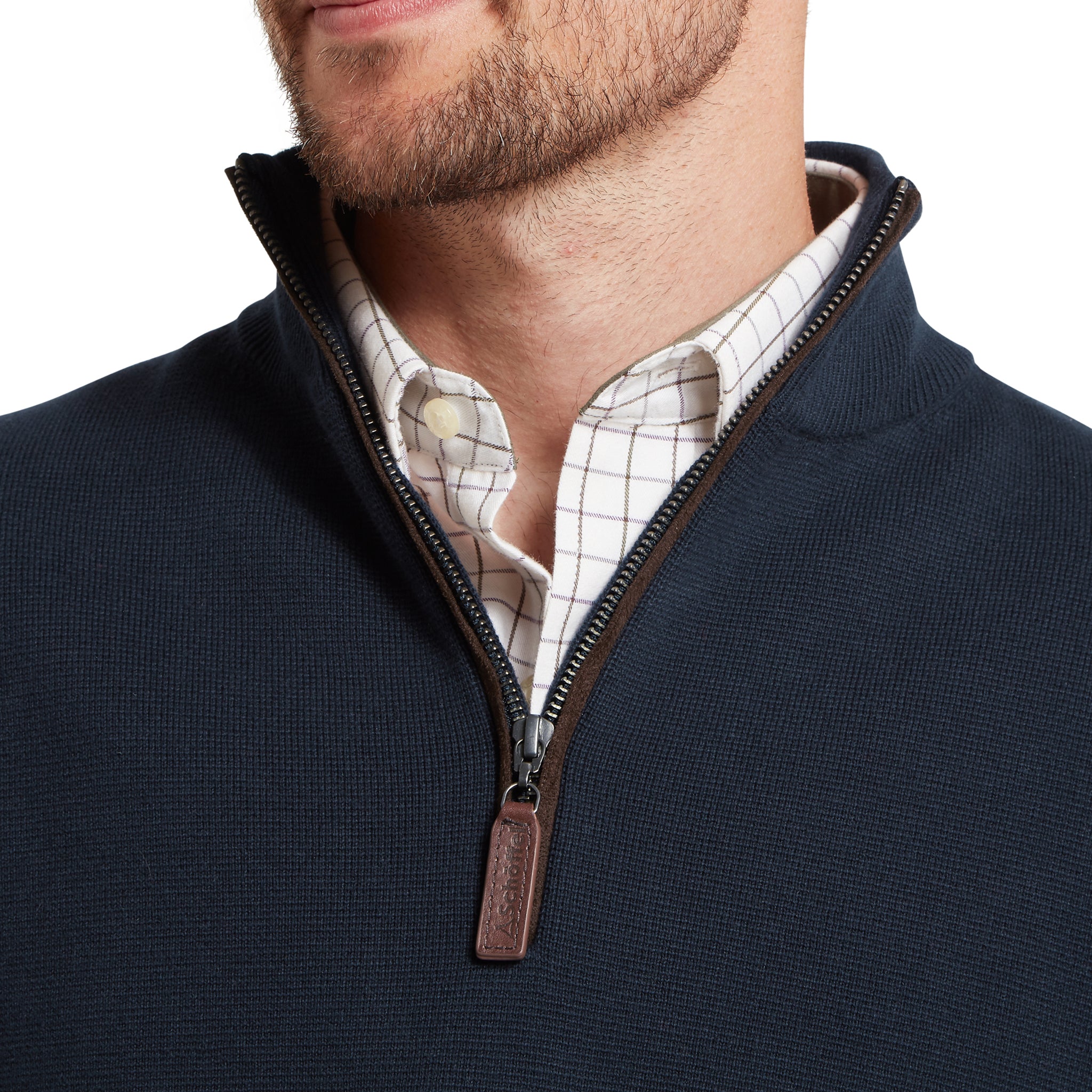 Schöffel Marlow 1/4 Zip Jumper Navy