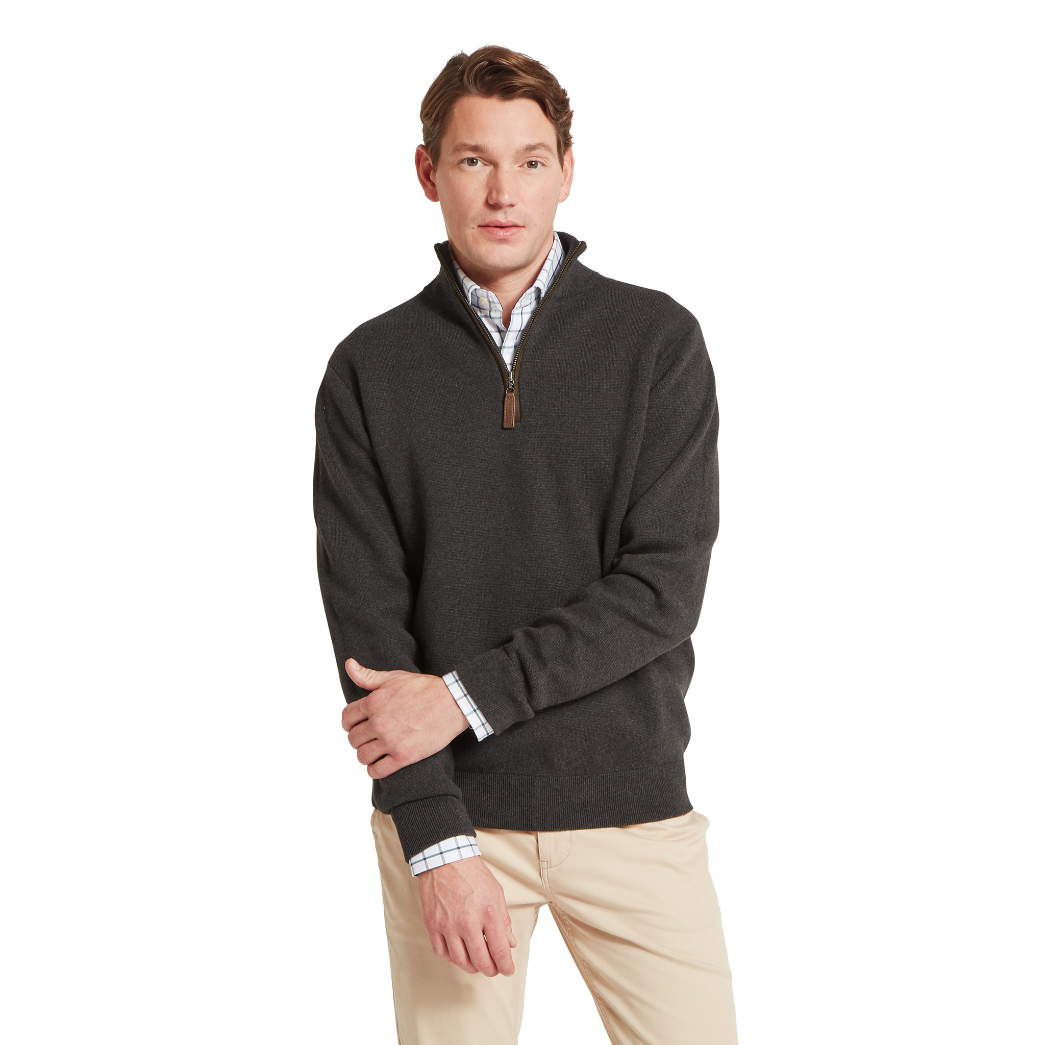 Schöffel Marlow 1/4 Zip Jumper Charcoal