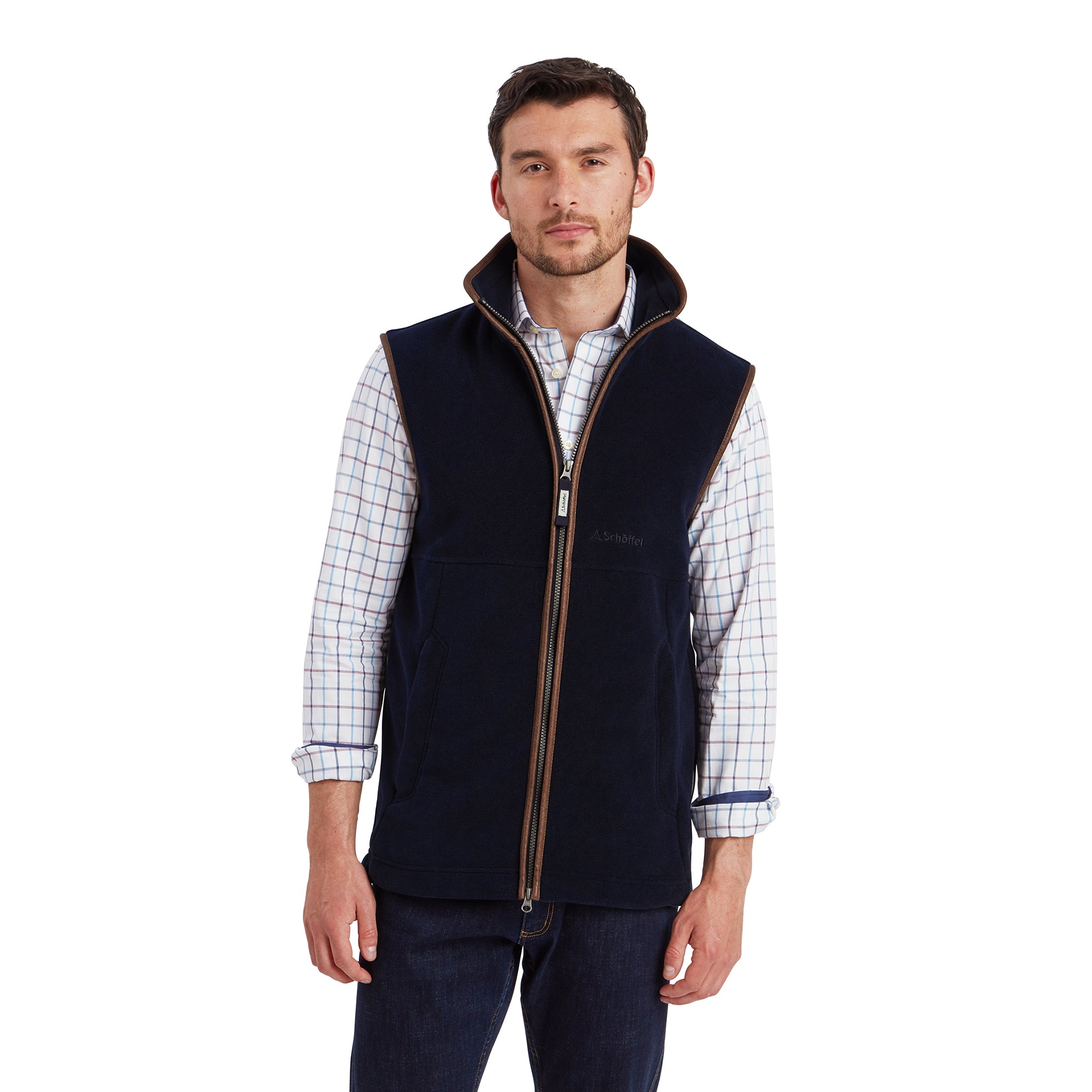 Schoffel Oakham Fleece Gilet Navy