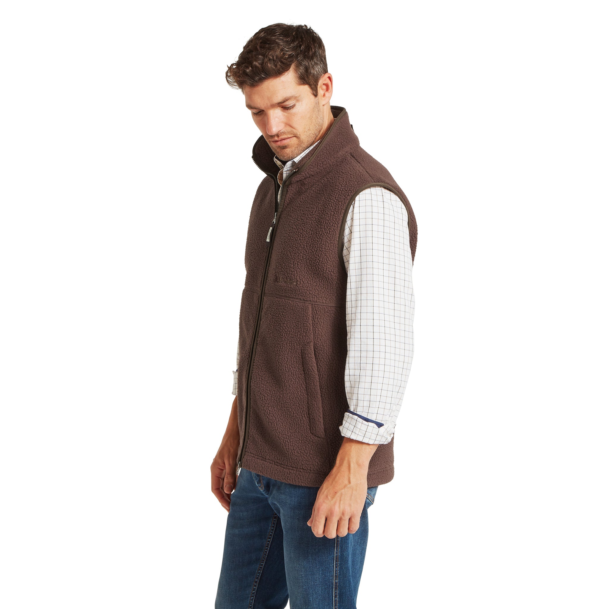 Schöffel Oakham Retro Fleece Gilet Mahogany