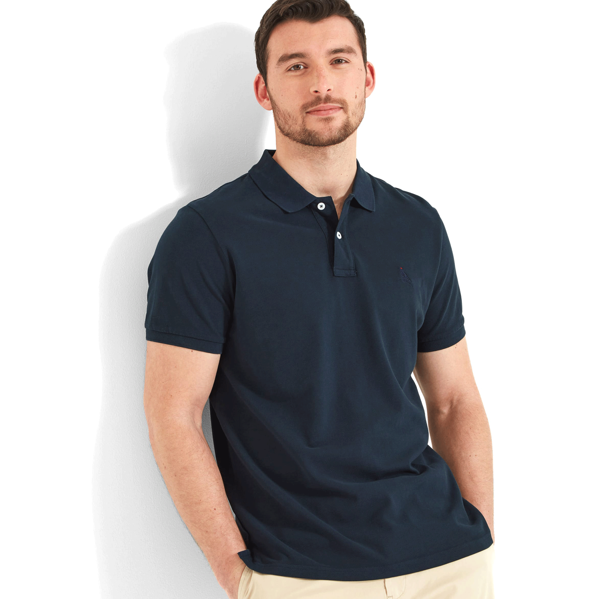 Schoffel St Ives Heritage Polo Shirt in Navy