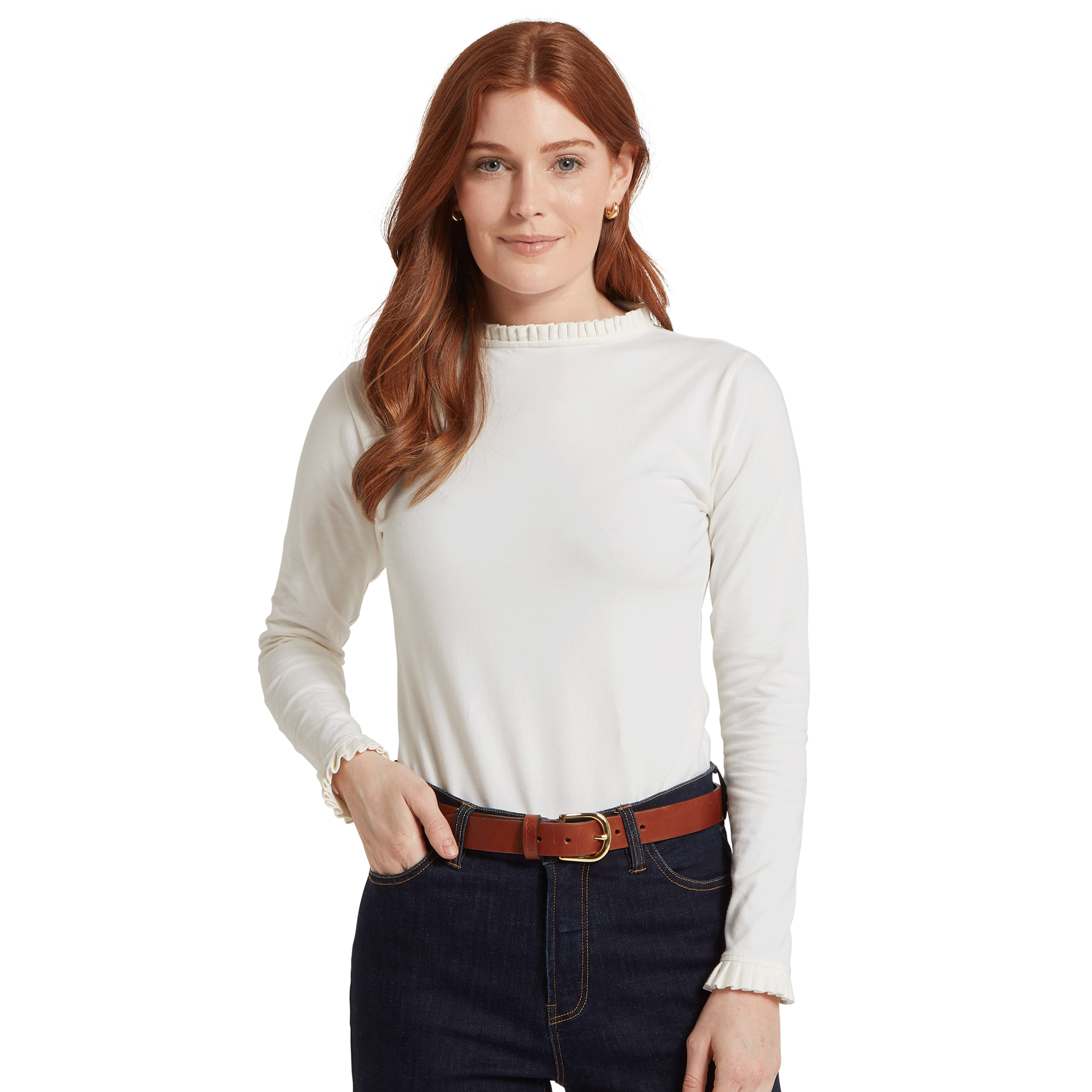 Schoffel Ilkley Top in Soft White