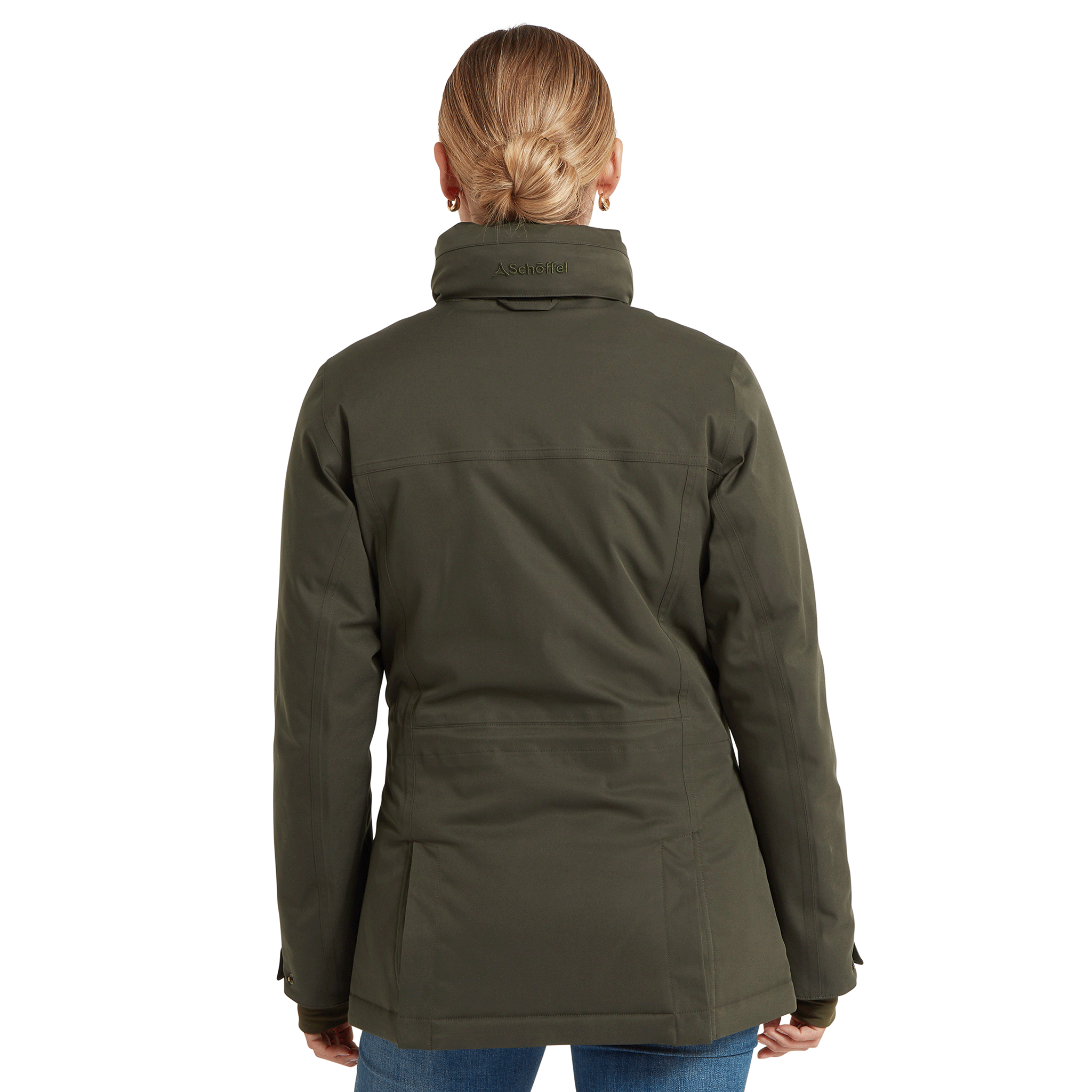 Schoffel Langton Country Coat in Dark Woodland