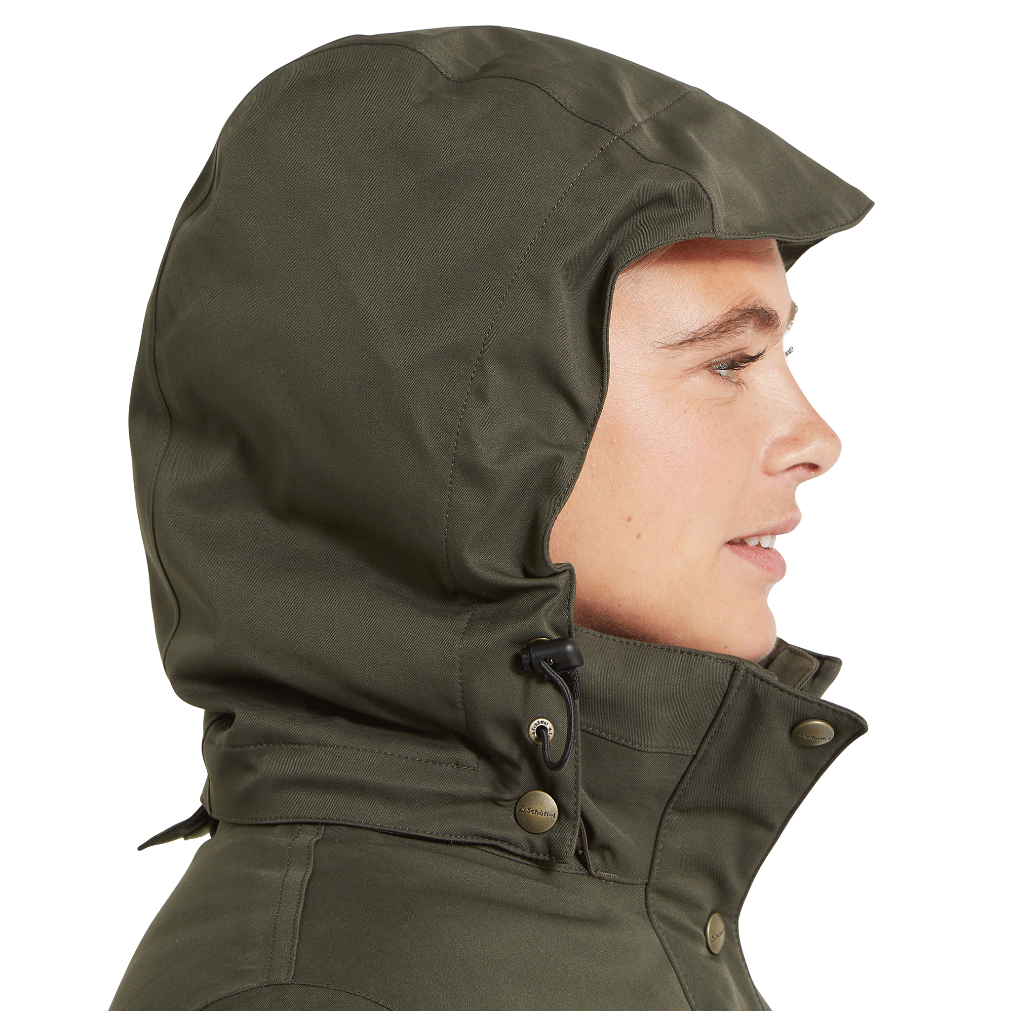 Schoffel Langton Country Coat in Dark Woodland