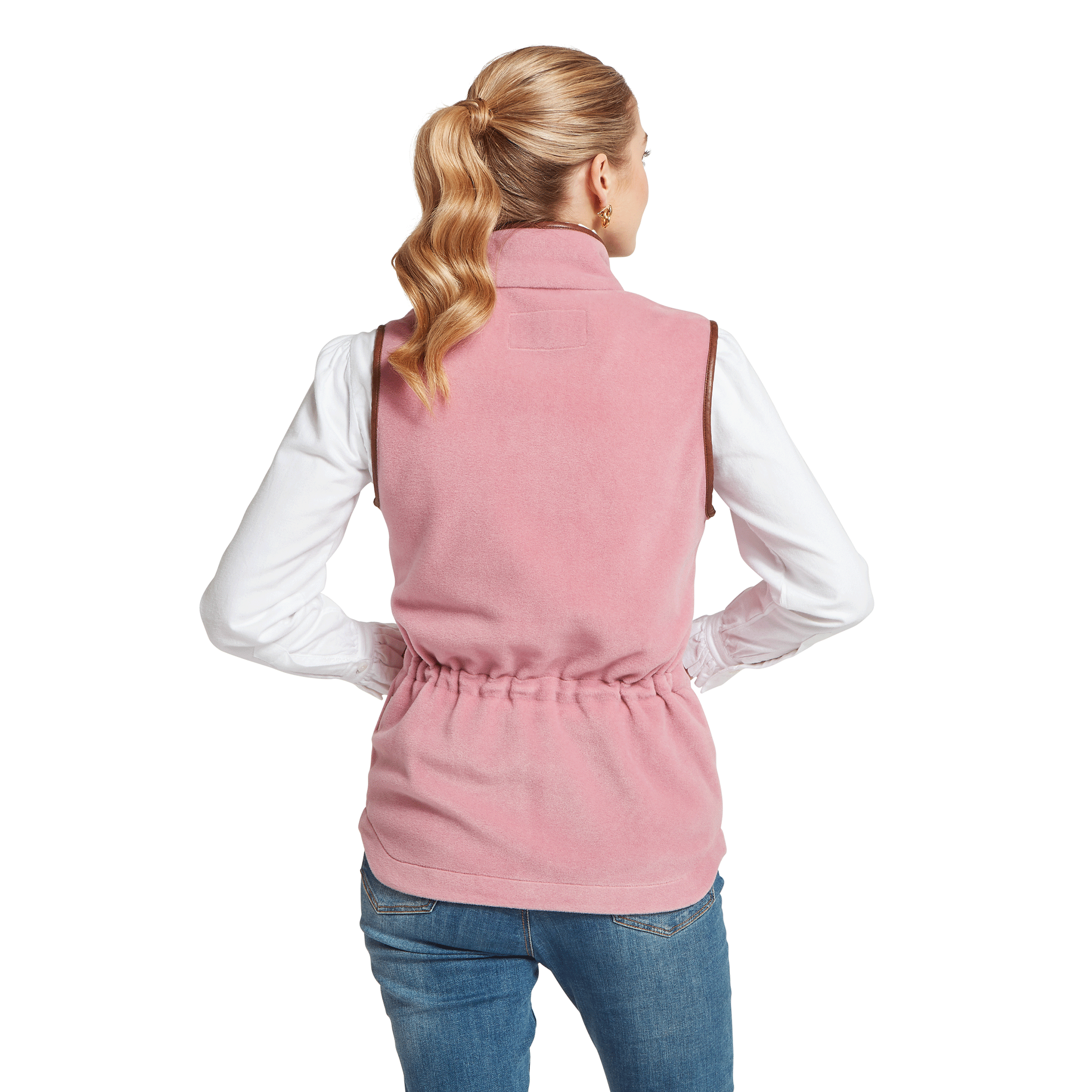 Schoffel Lyndon Ladies Fleece Gilet in Antique Rose