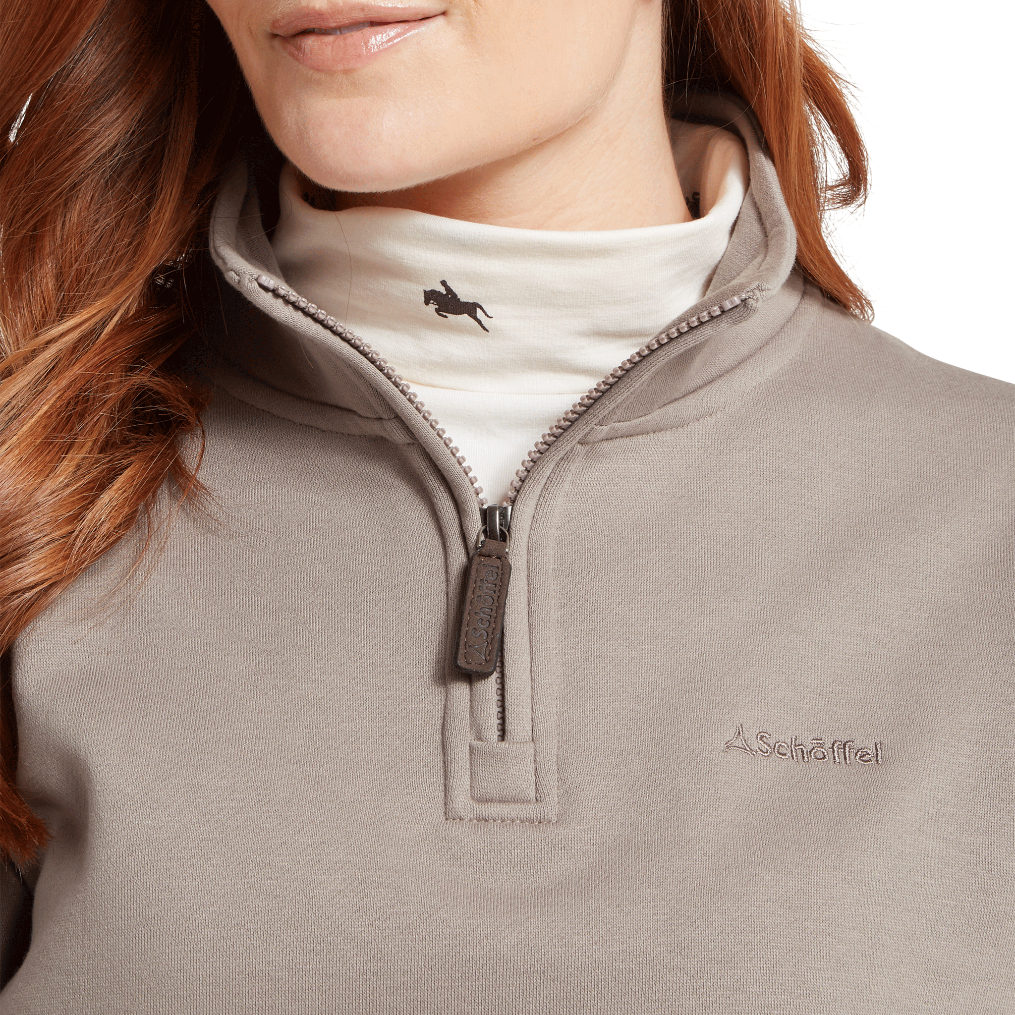 Schoffel Sennen Cove Sweatshirt in Mushroom