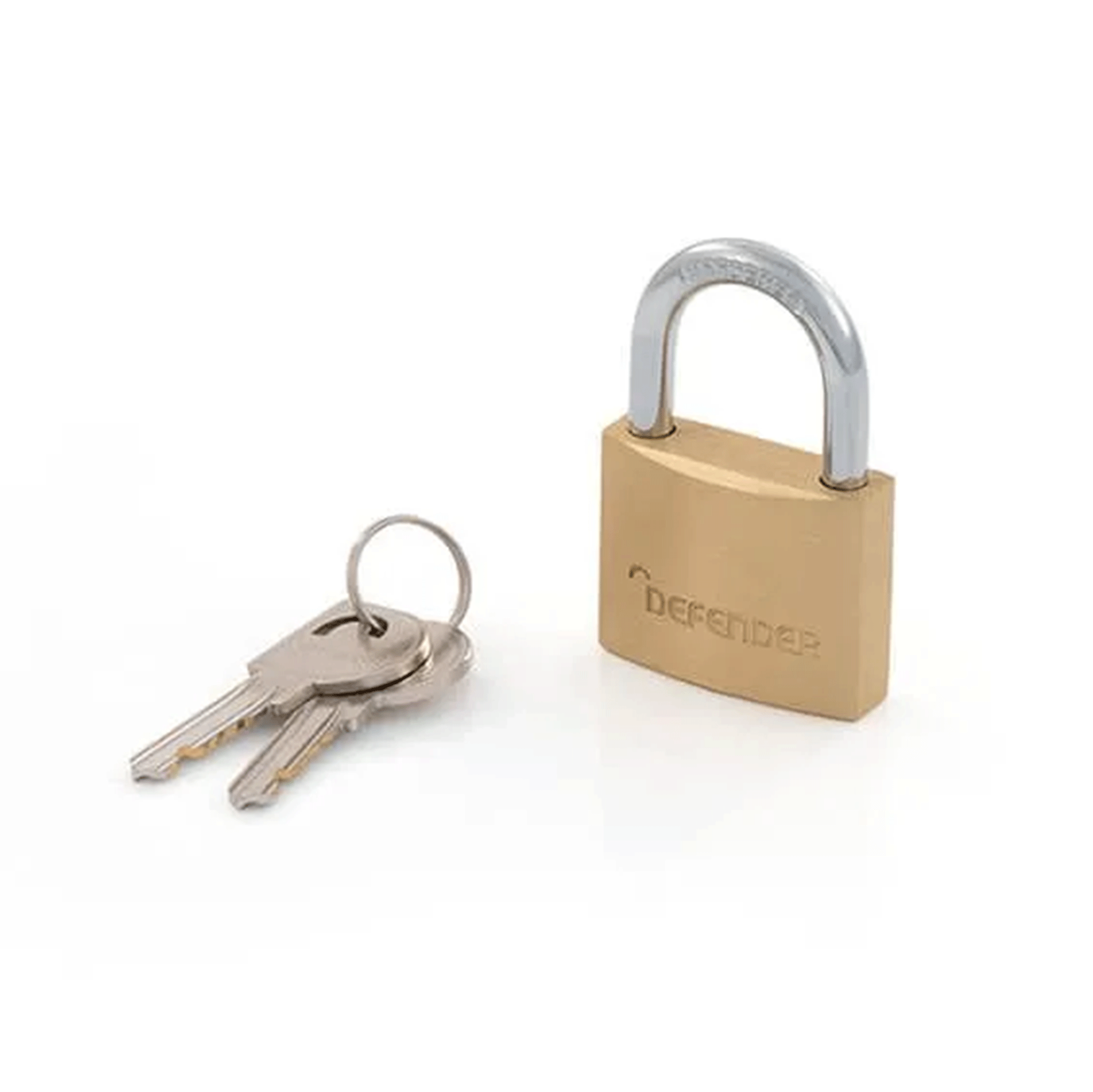 Defender Brass Padlock DFBP4 - 40mm